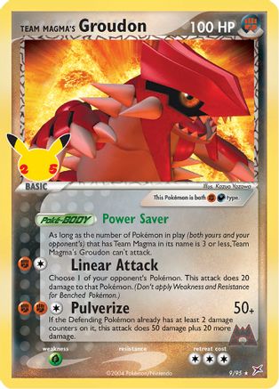 Team Magma's Groudon - Celebrations: Classic Collection