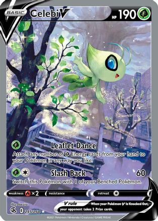 Celebi V (Alternate Full Art) - Fusion Strike