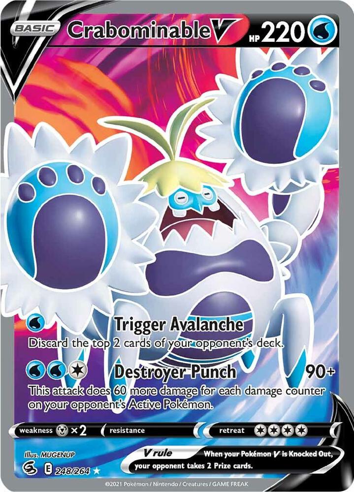 Crabominable V (Full Art) - Fusion Strike