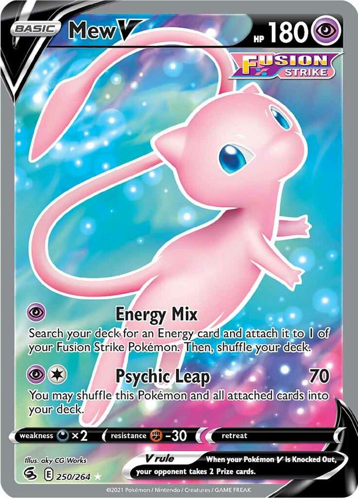 Mew V (Full Art) - Fusion Strike