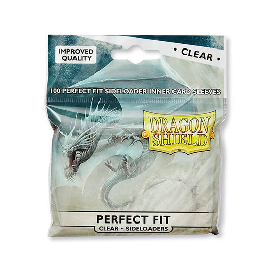 Dragon Shield Perfect Fit Standard Sleeves - Side-Loading Clear