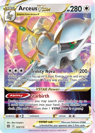 Arceus VSTAR - 123/172 - Brilliant Stars