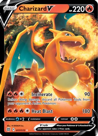 Charizard V - 017/172 - Brilliant Stars