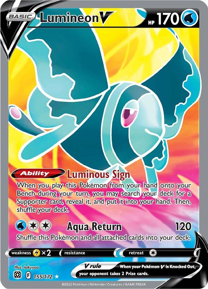 Lumineon V (Full Art) - Brilliant Stars