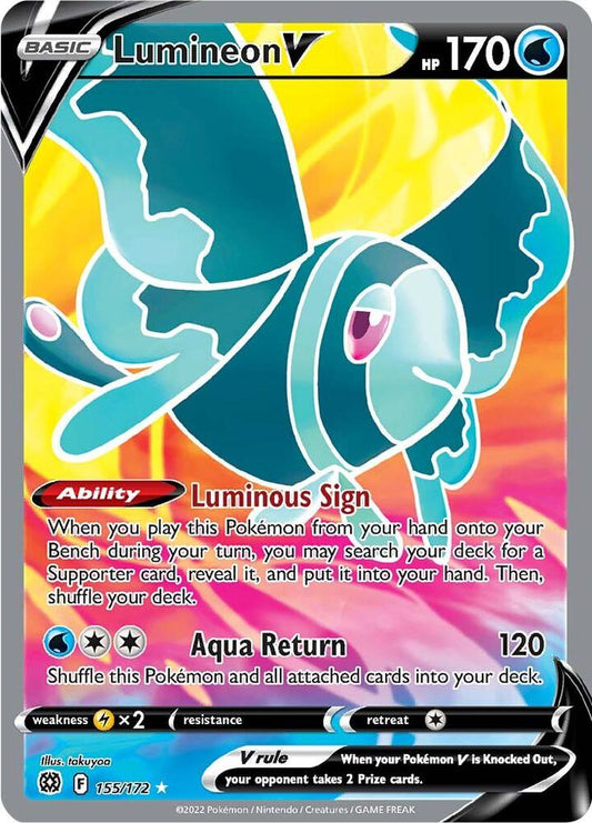 Lumineon V (Full Art) - Brilliant Stars