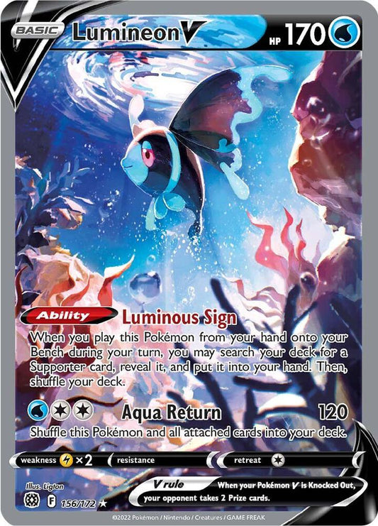 Lumineon V (Alternate Full Art) - Brilliant Stars