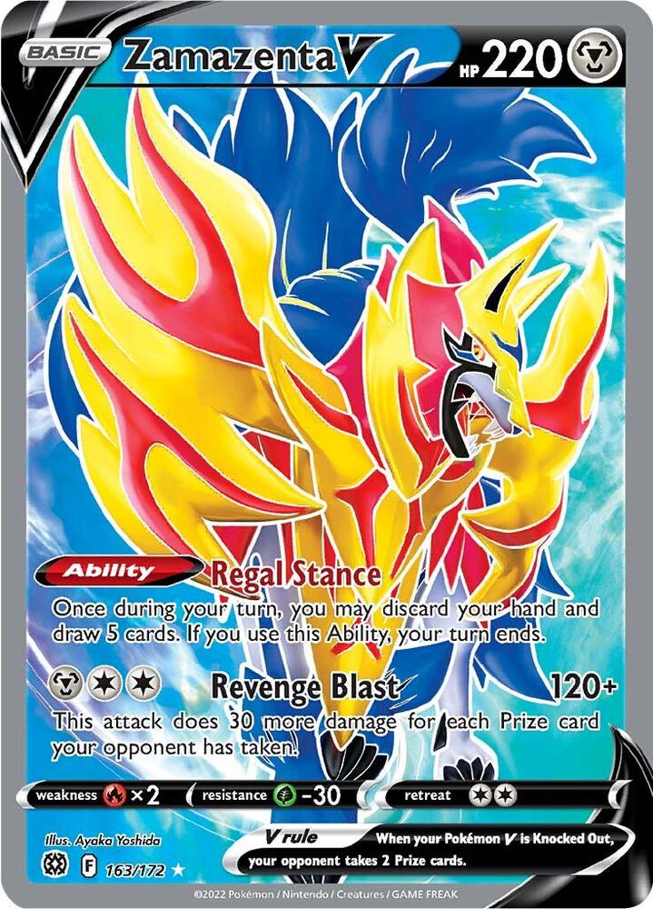 Zamazenta V (Full Art) - Brilliant Stars