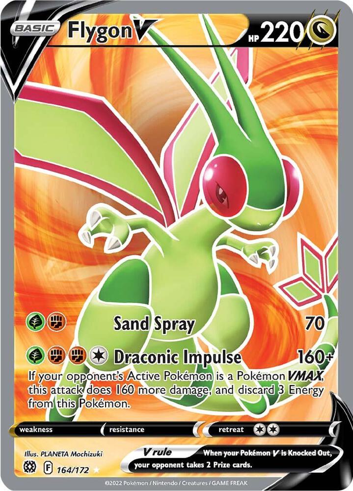 Flygon V (Full Art) - SWSH09: Brilliant Stars