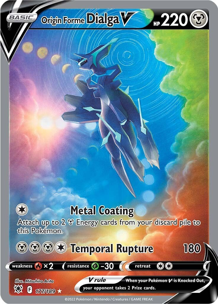 Origin Forme Dialga V (Alternate Full Art) [SWSH10 - 177/189]