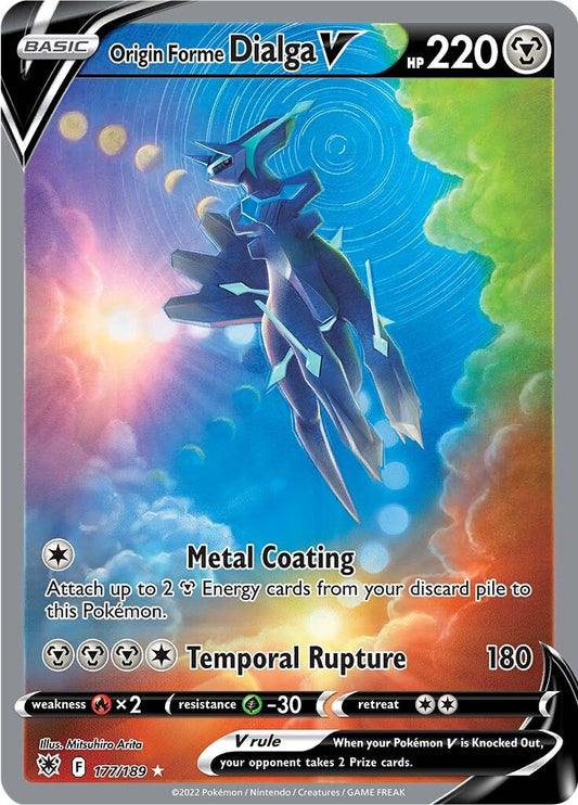 Origin Forme Dialga V (Alternate Full Art) [SWSH10 - 177/189]
