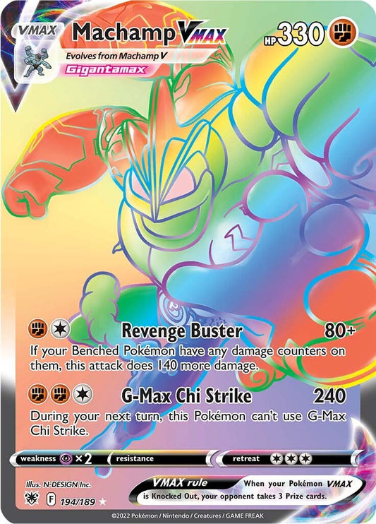 Machamp VMAX (Secret) [SWSH10 - 194/189]