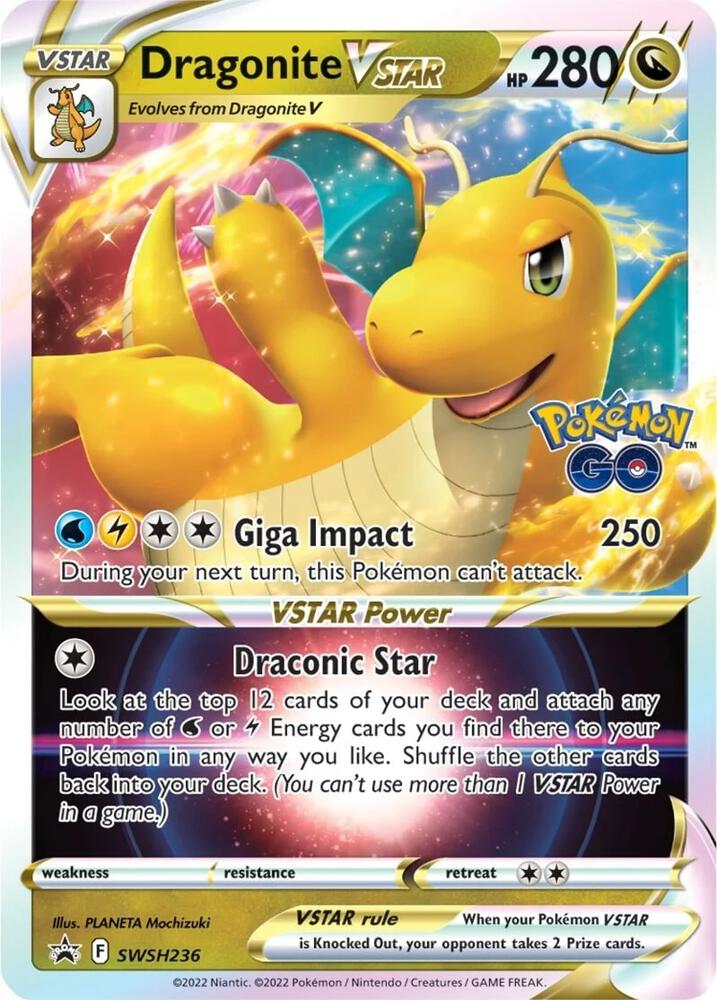 Dragonite VSTAR - SWSH236 - SWSH: Sword & Shield Promo Card