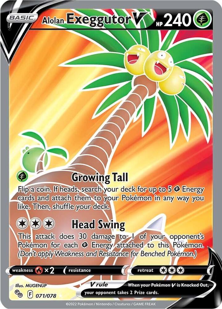 Alolan Exeggutor V (Full Art) - Pokemon GO