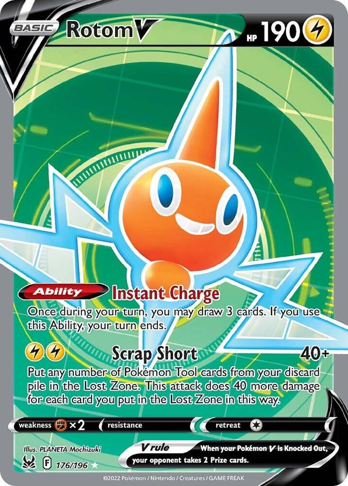 Rotom V (Full Art) - Lost Origin