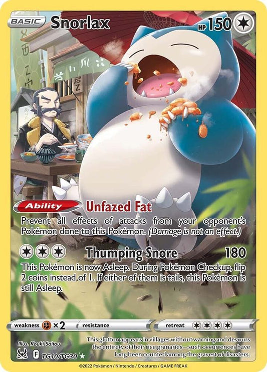 Snorlax - TG10 - Lost Origin Trainer Gallery