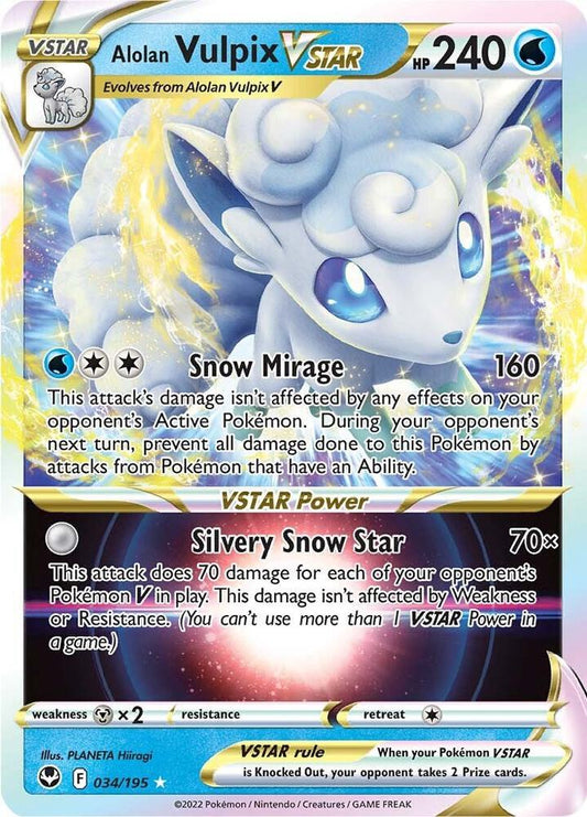 Alolan Vulpix VSTAR - Silver Tempest