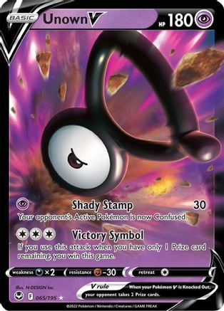 Unown V - Silver Tempest