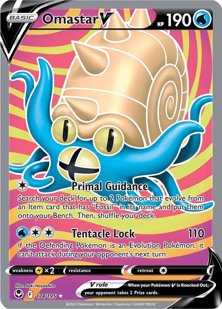 Omastar V (Full Art) [SWSH12 - 174/195]