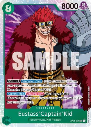 Eustass"Captain"Kid (OP01-051) - Romance Dawn Foil