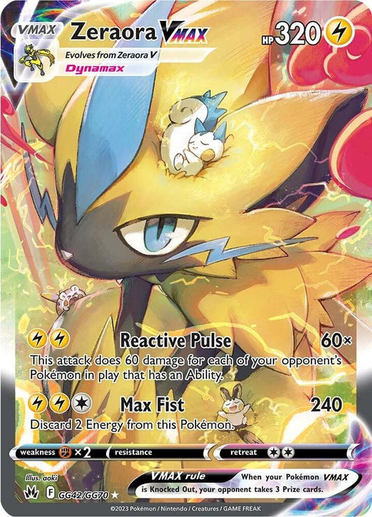 Zeraora VMAX - Crown Zenith: Galarian Gallery (Copy)