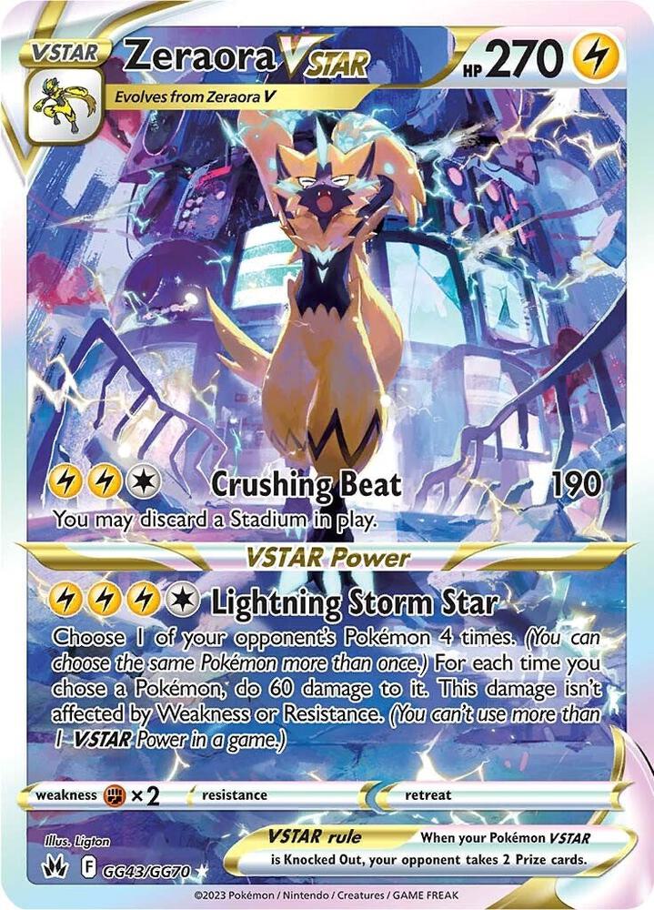 Zeraora VSTAR - Crown Zenith: Galarian Gallery