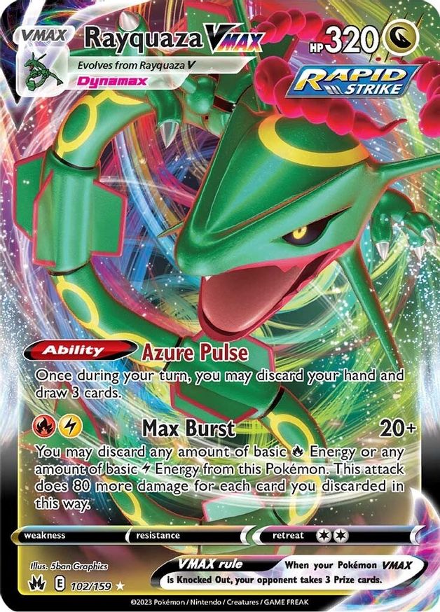 Rayquaza VMAX - 102 - Crown Zenith