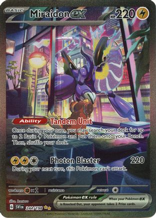 Miraidon ex - 244/198 - Scarlet & Violet Base