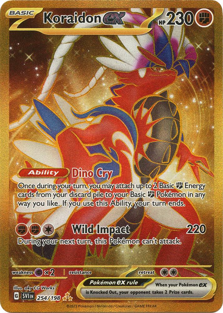 Koraidon ex - 254/198 - Scarlet & Violet Base