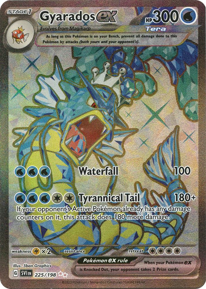 Gyarados ex - 225/198 - Scarlet & Violet Base Set