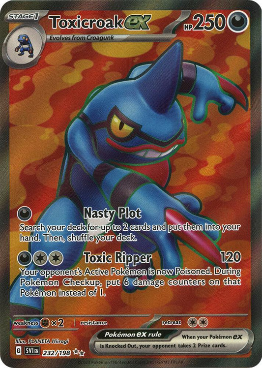 Toxicroak ex - 232/198 - SV01: Scarlet & Violet Base