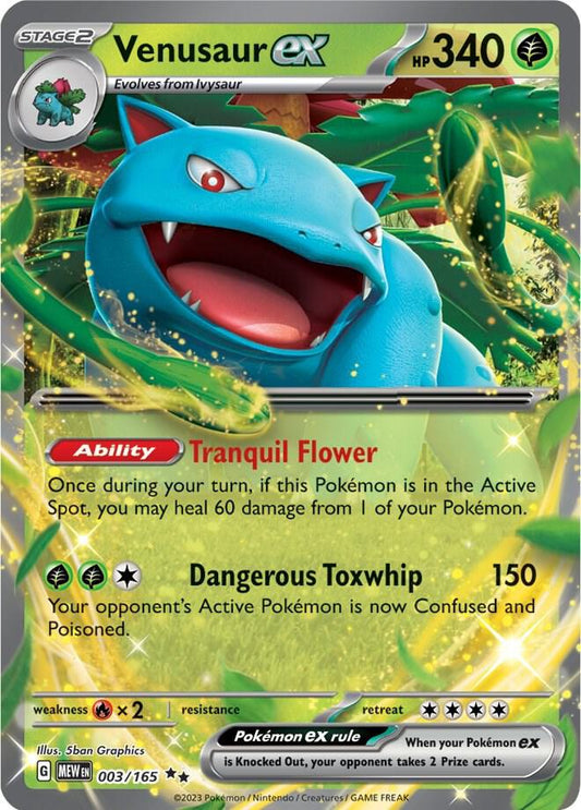 Venusaur ex - 003/165 - Scarlet & Violet 151