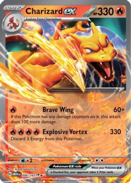 Charizard EX - 006/165 - Scarlet & Violet 151