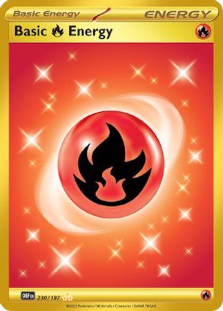 Basic Fire Energy - 230/197 - Obsidian Flames