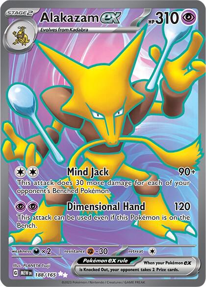 Alakazam ex - 188/165 - Scarlet & Violet 151