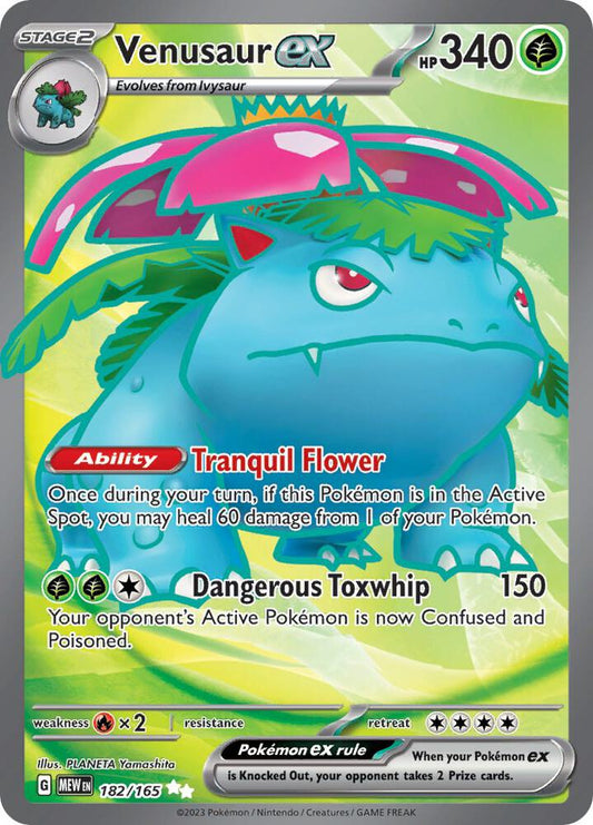 Venusaur ex - 182/165 - Scarlet & Violet 151