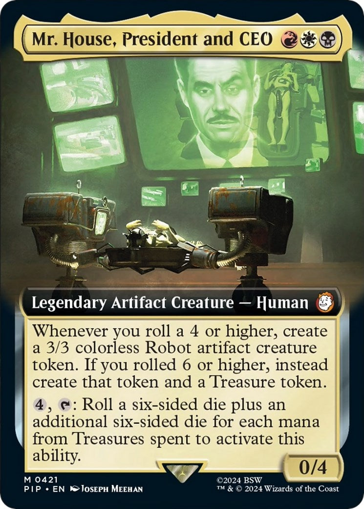 Mr. House, President and CEO (Extended Art)