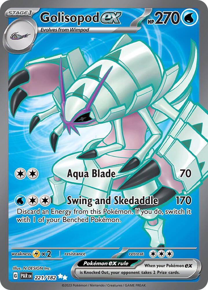 Golisopod ex - 221/182 - Paradox Rift