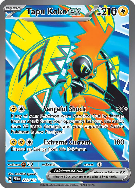 Tapu Koko ex - 222/182 - Paradox Rift