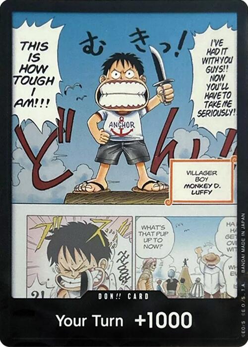 DON!! Card (Young Luffy) (Devil Fruits Collection Vol. 1) - One Piece Promotion Cards (OP-PR)