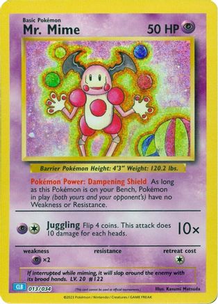 Mr. Mime - Trading Card Game Classic