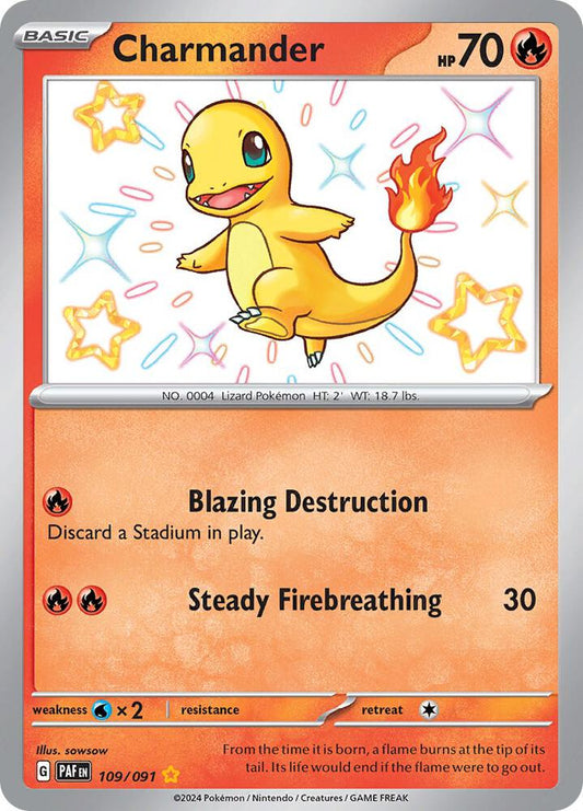 Charmander - 109/091 - Paldean Fates