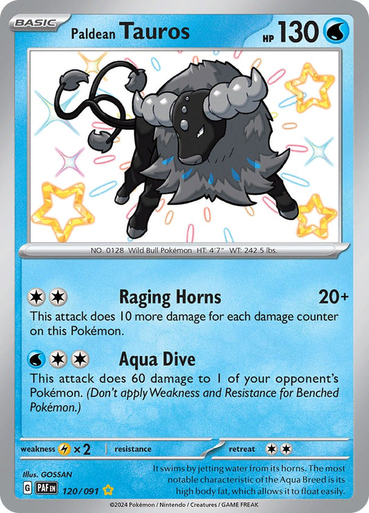 Paldean Tauros - 120/091 [PAF - 120/091]