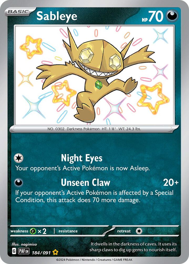 Sableye - SV: Paldean Fates