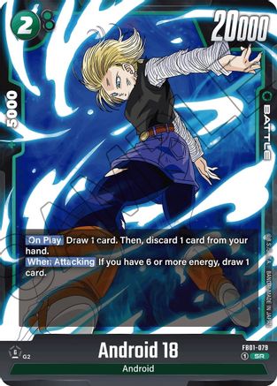 Android 18 - FB01-079 (FB01-079) - Awakened Pulse Holofoil