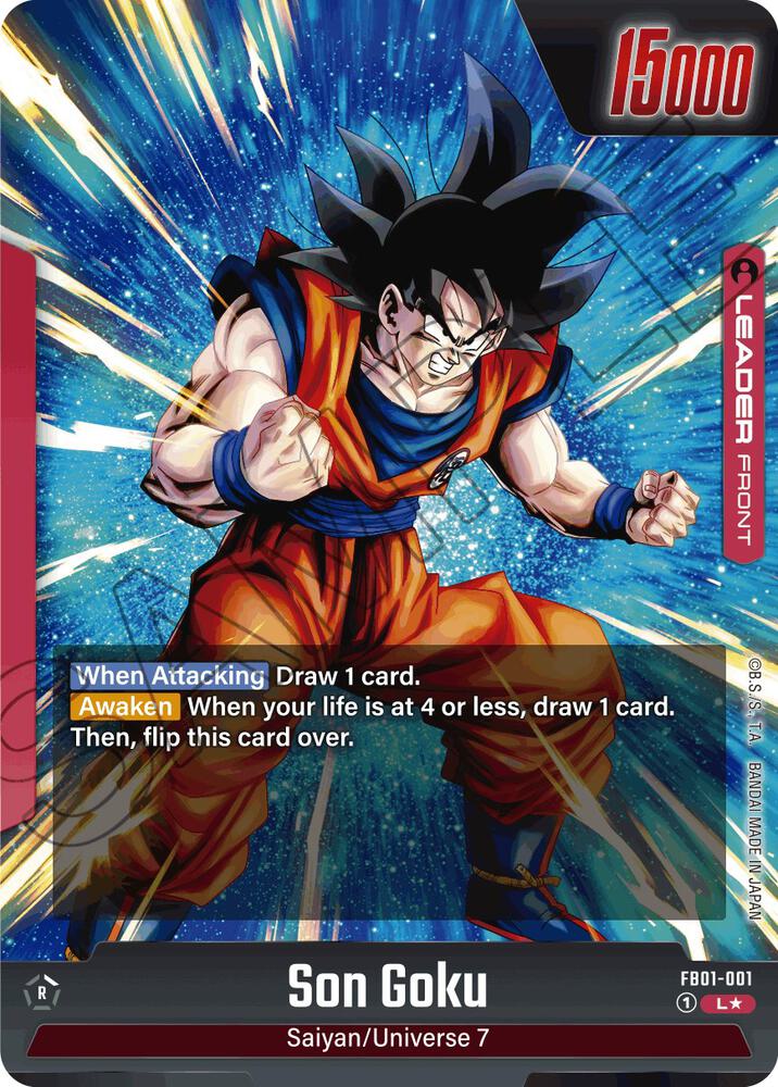 Son Goku - FB01-001 (Alternate Art) (Back)