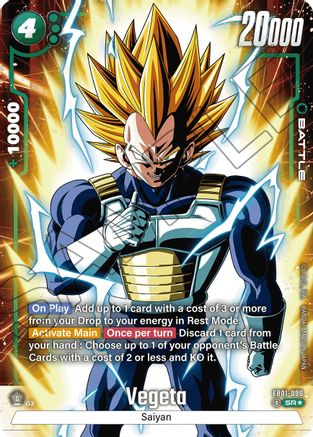 Vegeta - FB01-096 (Alternate Art) (FB01-096) - Awakened Pulse Holofoil