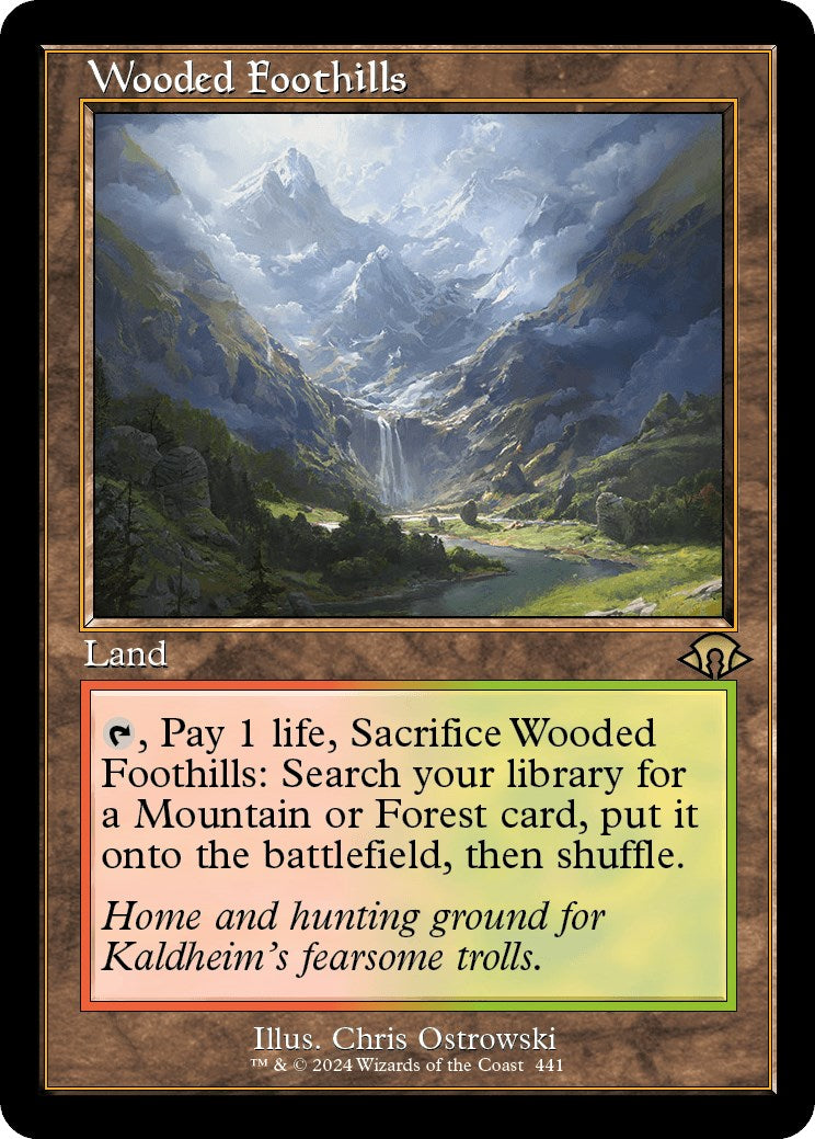 Wooded Foothills (Retro Frame) [441]
