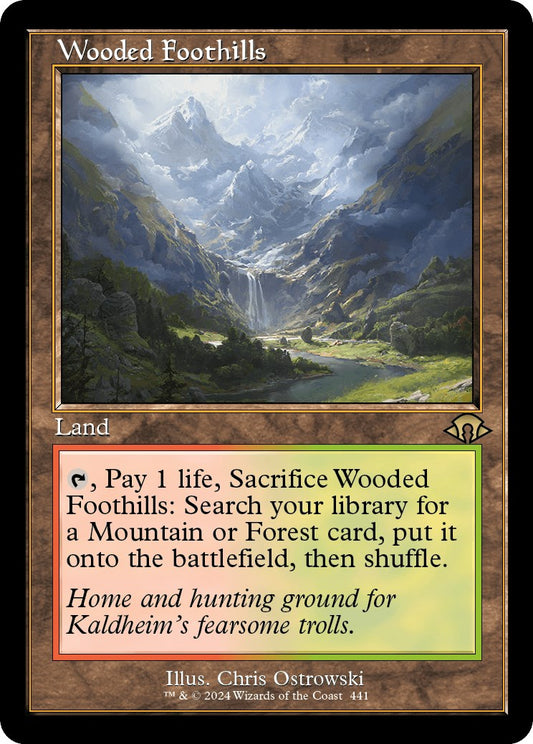 Wooded Foothills (Retro Frame) [441]