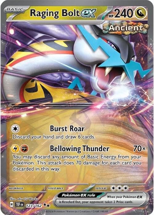 Raging Bolt ex - 123/162 - Temporal Forces