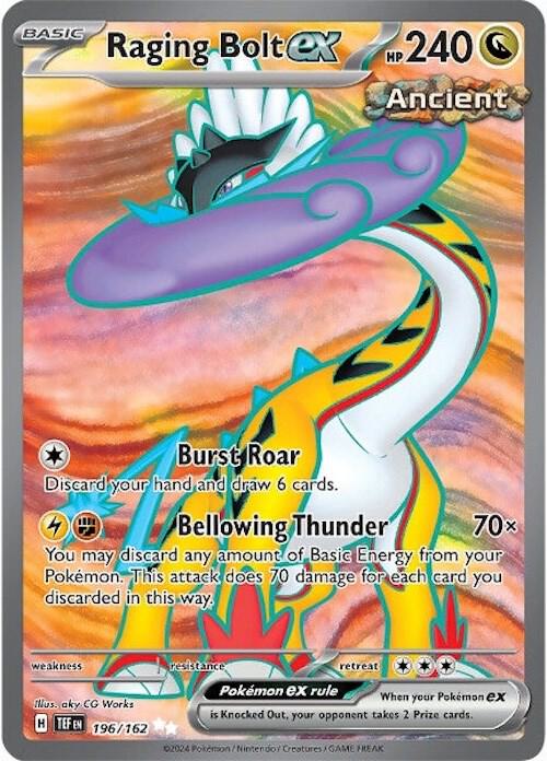 Raging Bolt ex - 196/162 - Temporal Forces